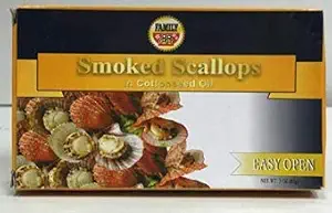 Family smoked dried scallops seafood
