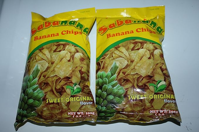 Sabanana sweet banana chips crispy snack original flavor